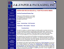 Tablet Screenshot of jj-paper-packaging.com